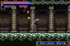 Castlevania Circle of the Moon screenshot 3 for GameBoy Advance